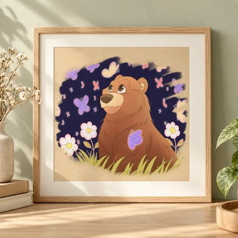 Affiche L’ourson rêveur