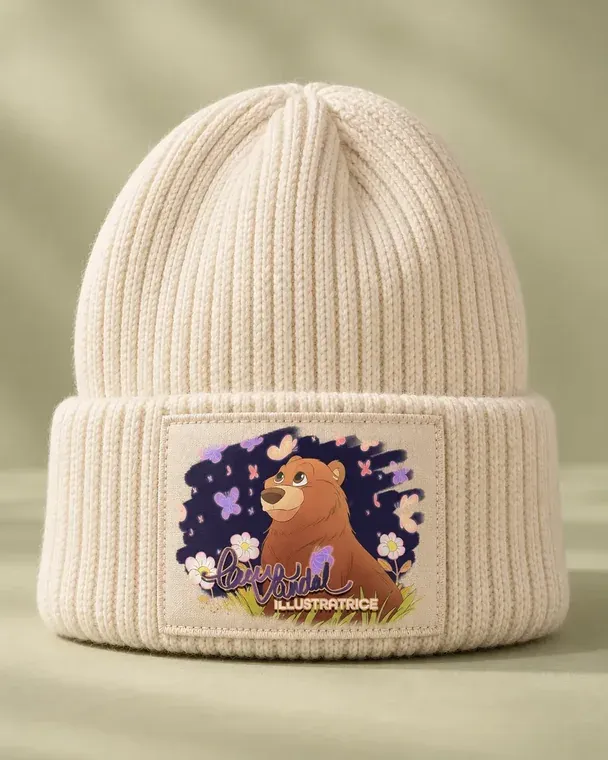 Tuque brodée de l’ourson