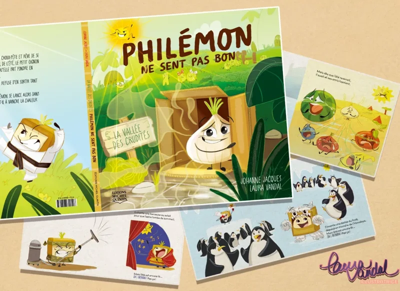 Pages illustrées de l’album Philémon ne sent pas bon