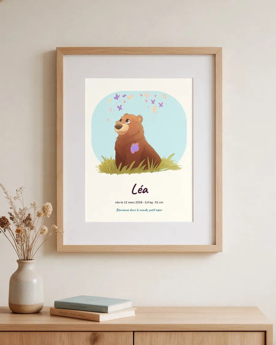 Affiche de naissance