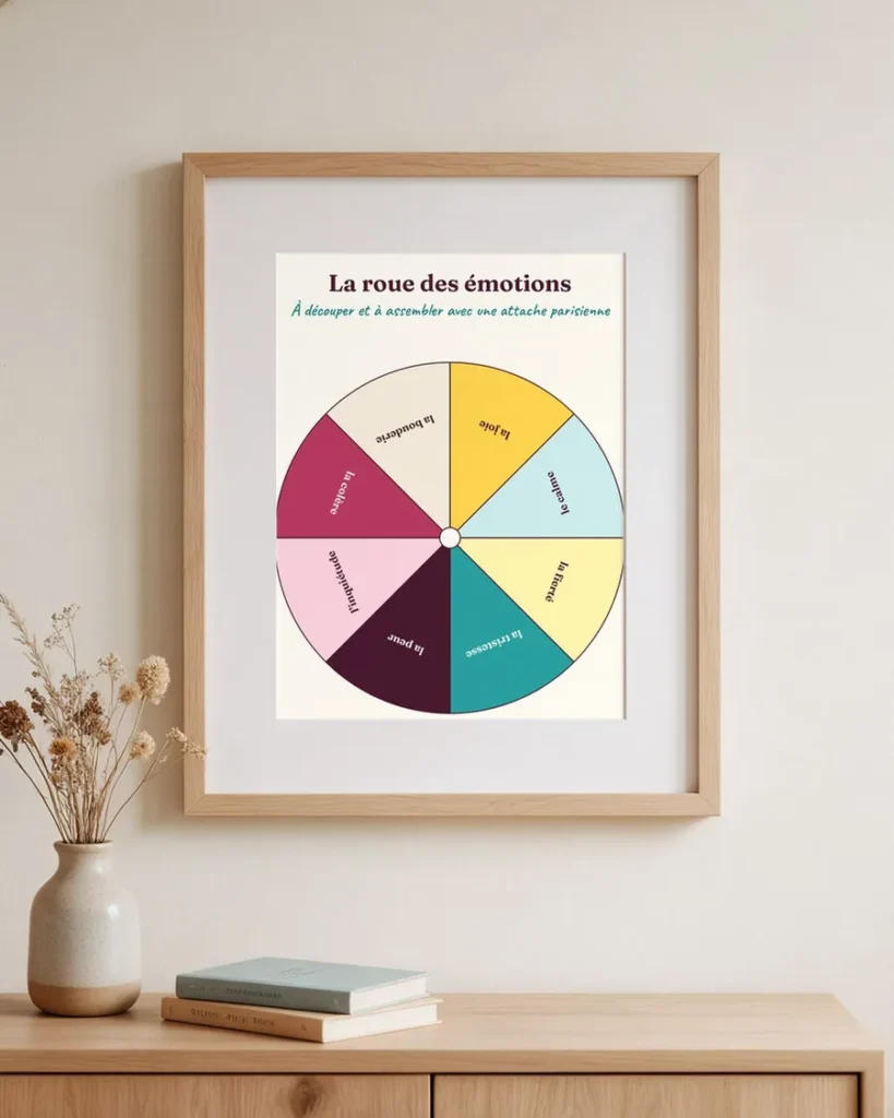 Affiche La roue des émotions