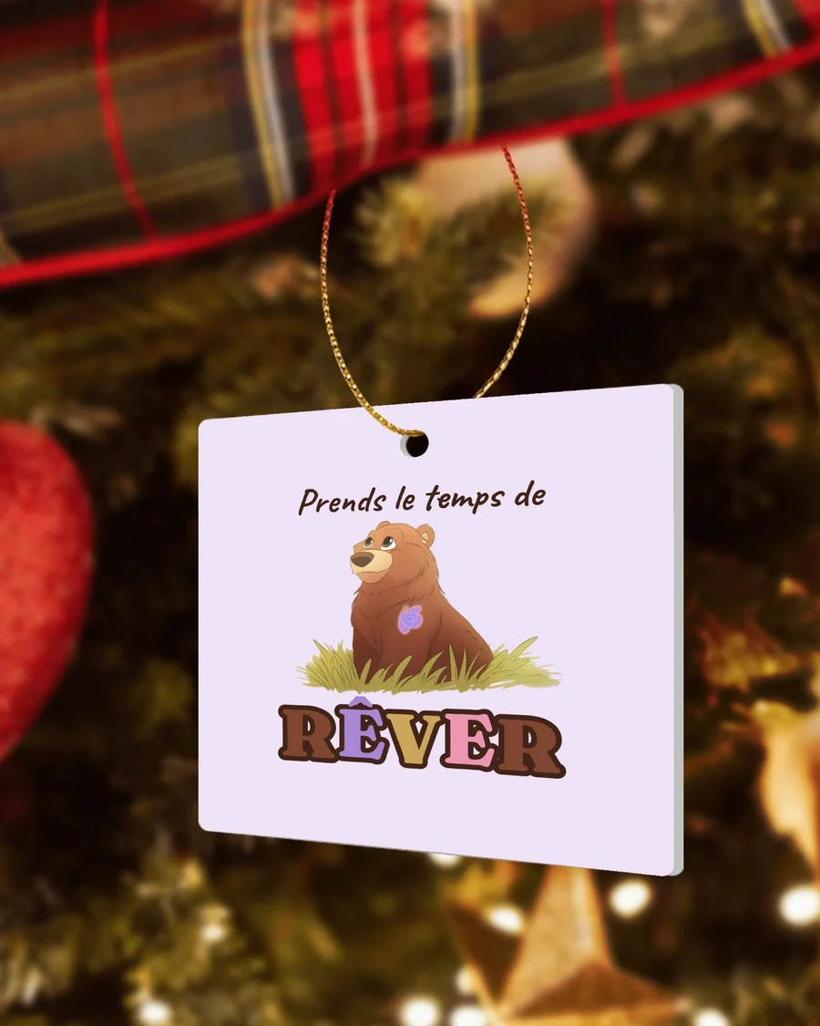 Boule de Noël personnalisée