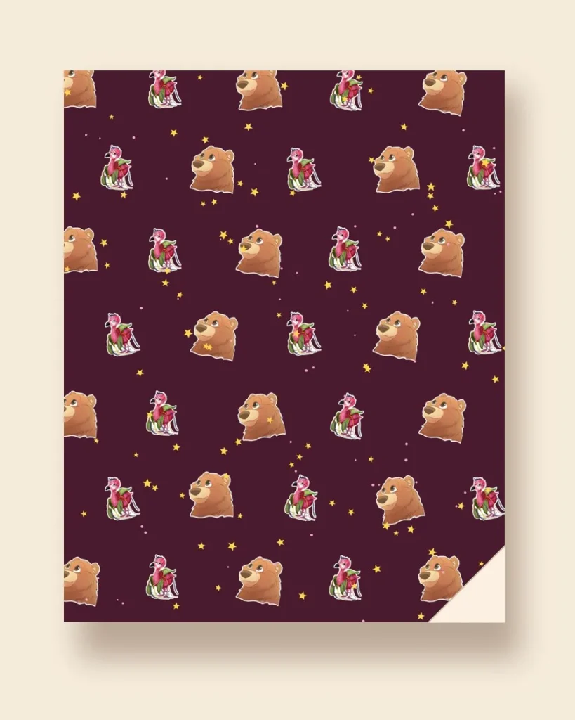 Papier d’emballage de Noël