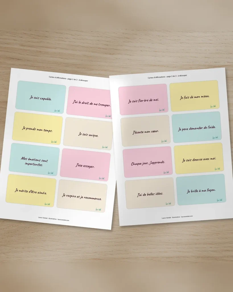 Cartes d’affirmations