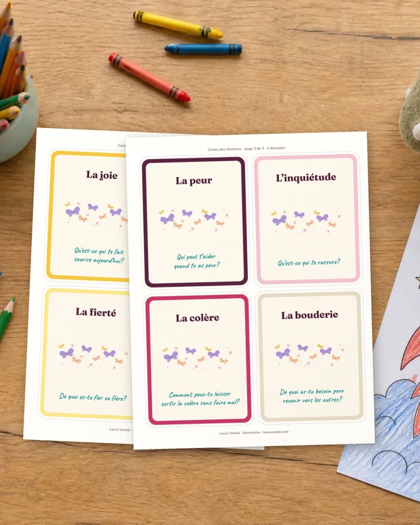 Cartes des émotions