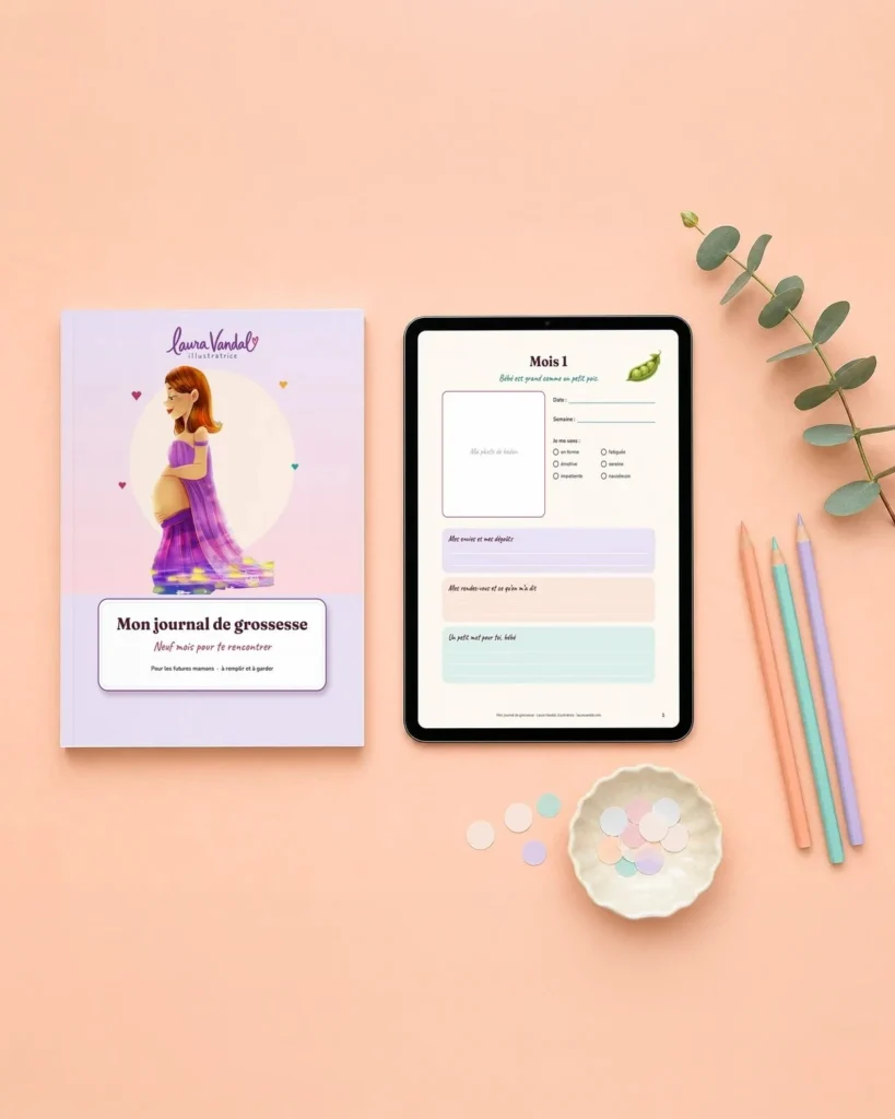 Mon journal de grossesse à imprimer